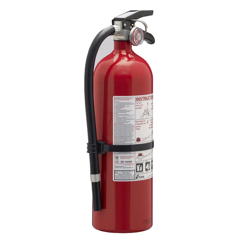 Pro Fire Extinguisher Home/Office 3-A:40BC 5.5 Lb Red