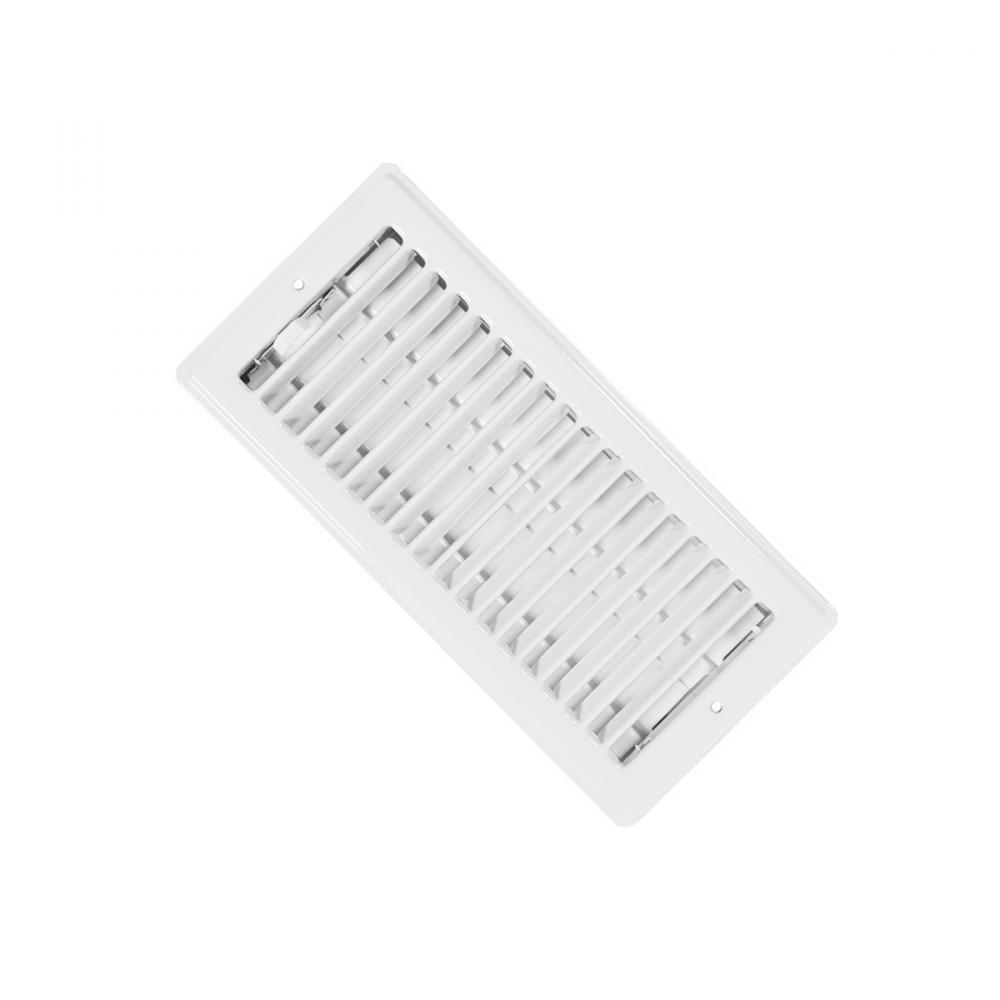 Ceiling Register Steel 4 x 10in White