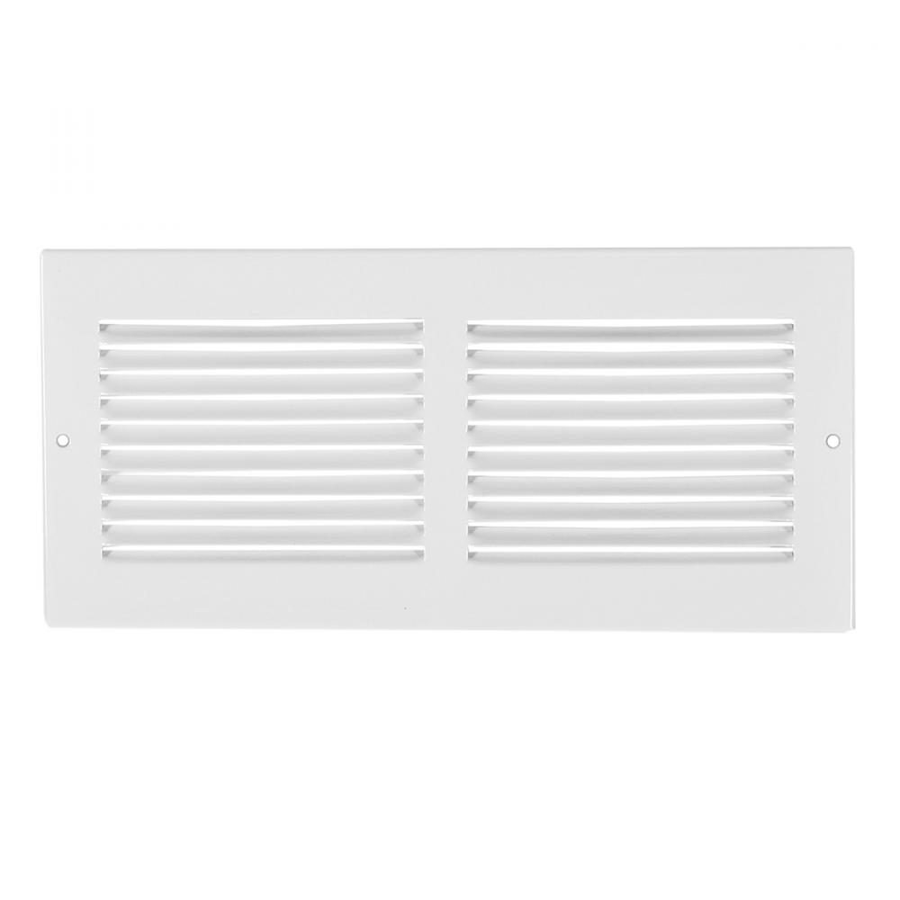 Sidewall Return Air Grille Steel 10 x 8in White