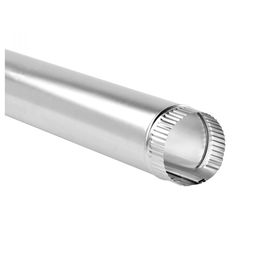 Aluminum Snap Lock Pipe 4in X24in