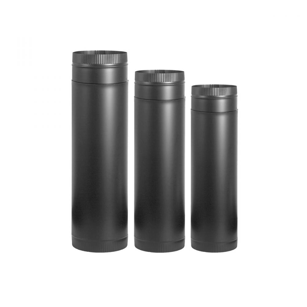 Black Stove Pipe 24G 6in X 12in