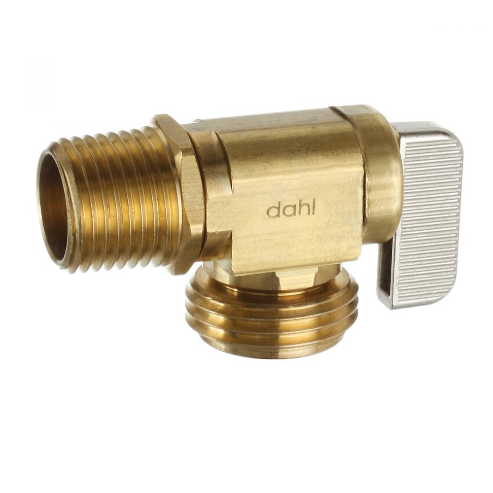 Angled Hose & Boiler Drain Valve ½Sweat To ½Hose