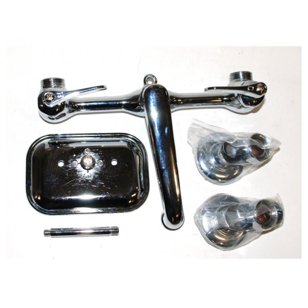 Wall Mount Faucet with Soap Dish 8n Chrome