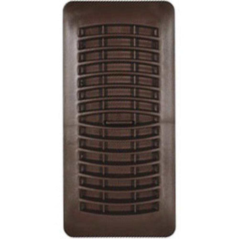 Floor Register Plastic 4 x 10in Brown