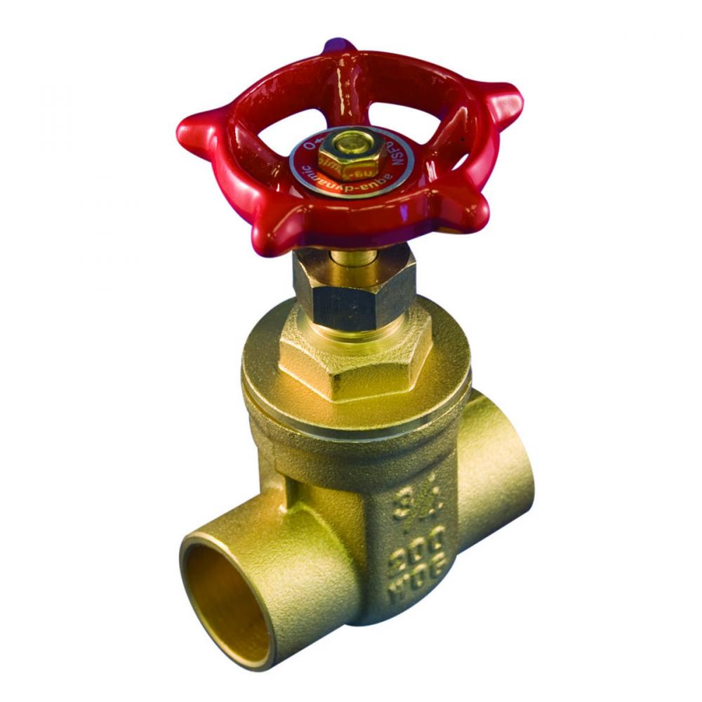 Gate Valve ¾In Brass Solder Lead Free