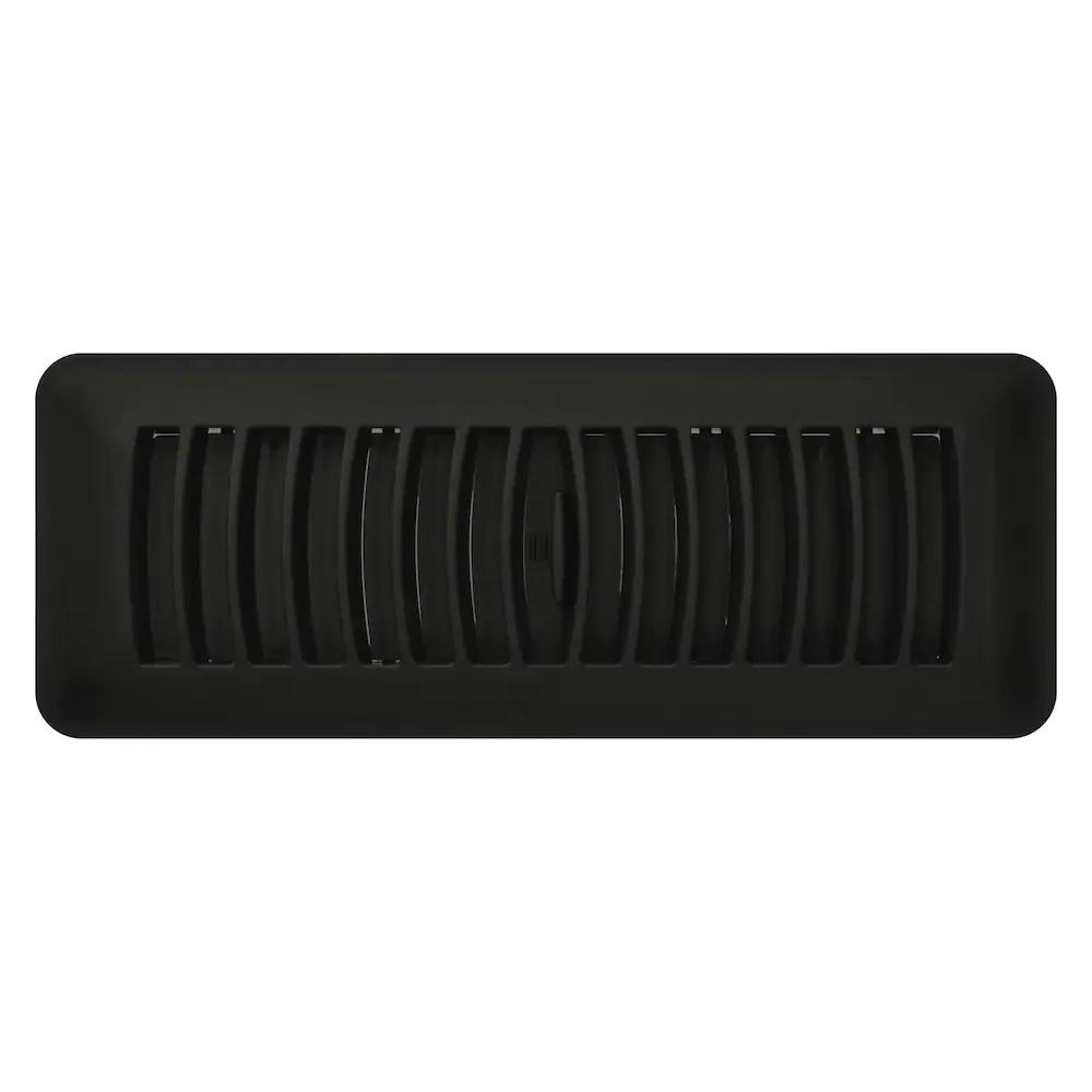 Plastic Floor Register 3 x 10 Black