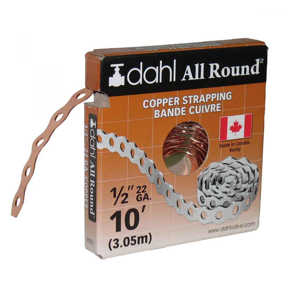 Copper Suspension Strapping ½in 22Ga 10ft