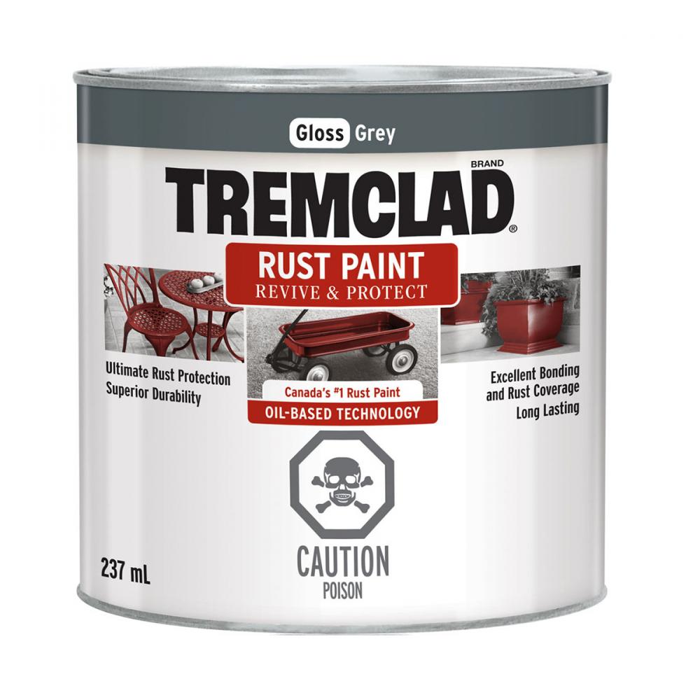 Rust Paint Oil Based 237ml Grey