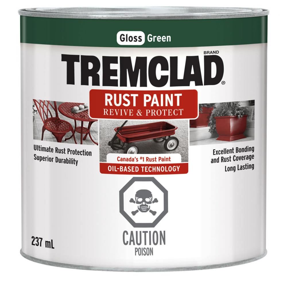 Rust Paint Oil Based 237ml Green