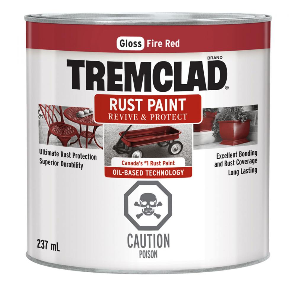 Rust Paint Oil Based 237ml Fire Red