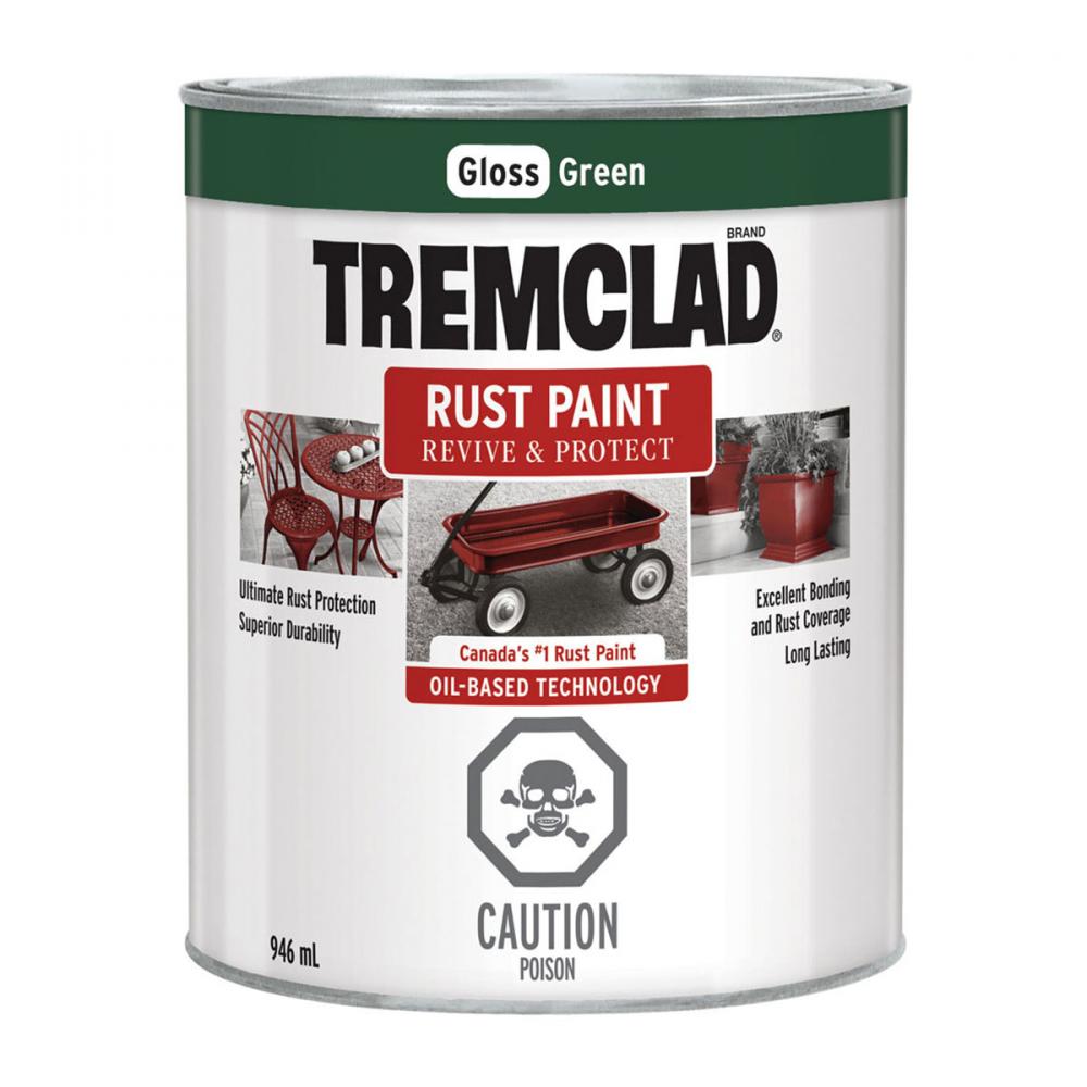 Rust Paint Oil Based 946ml  Green