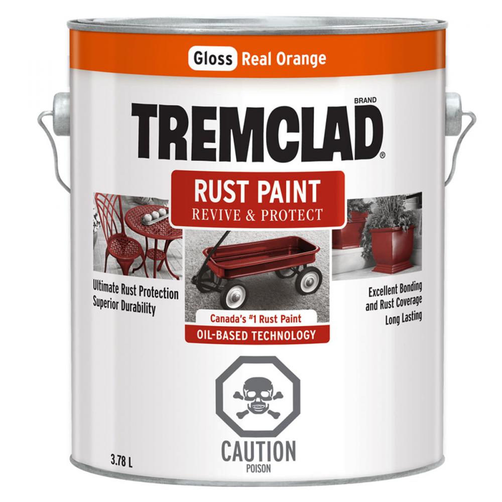 Rust Paint Oil Based 3.78L Real Orange