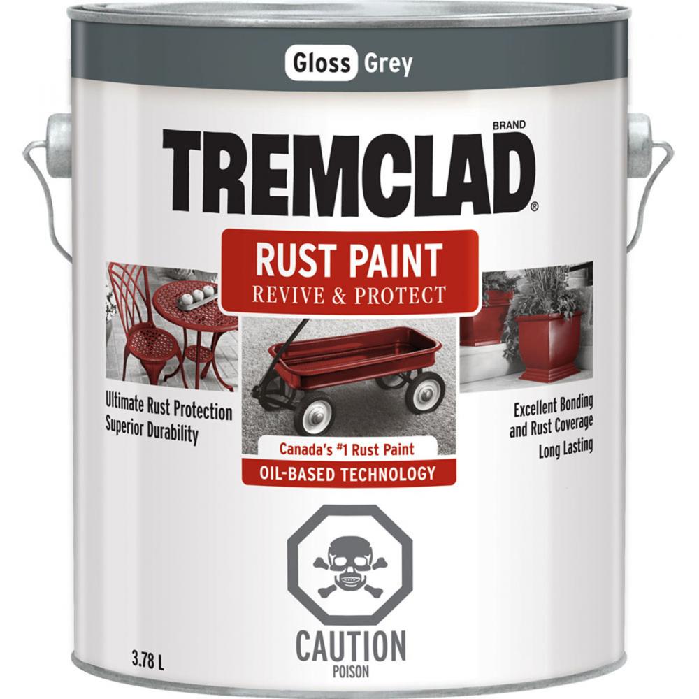 Rust Paint Oil Based 3.78L Grey