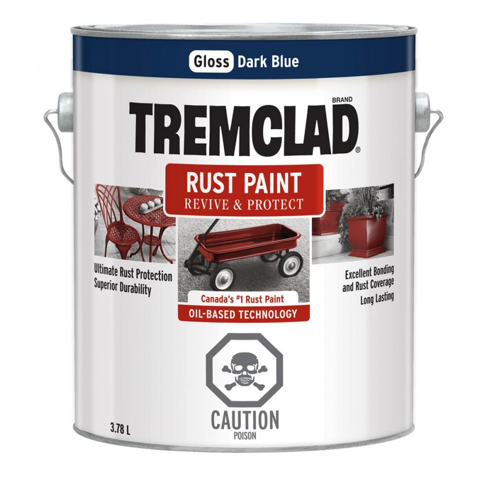 Rust Paint Oil Based 3.78L Dark Blue