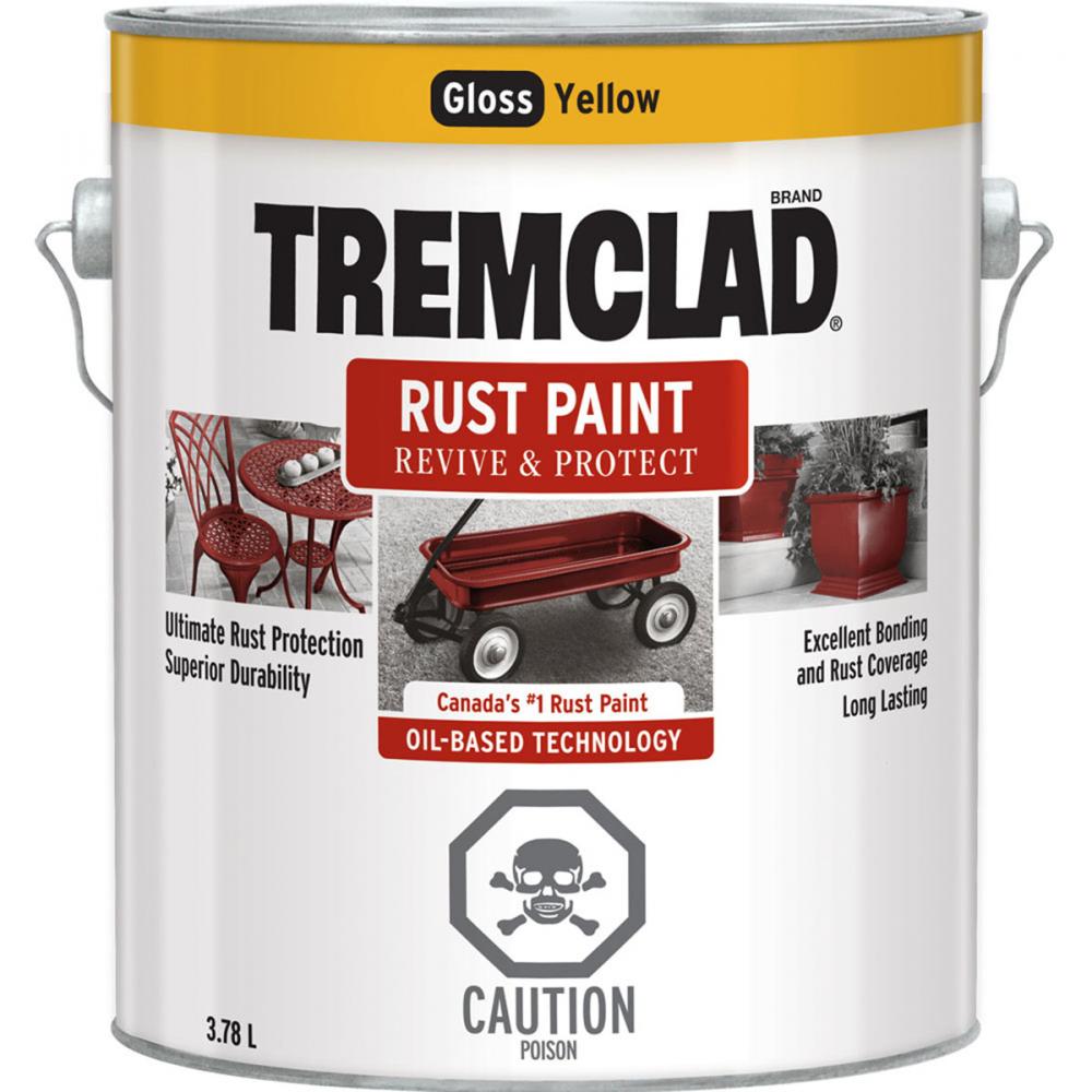 Rust Paint Oil Based 3.78L Yellow