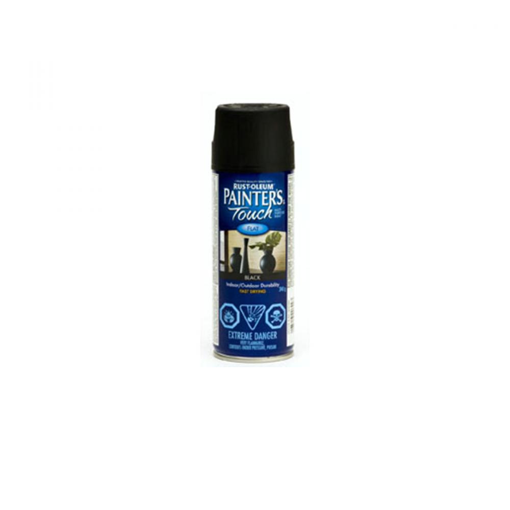 Painters Touch Multi-Purpose Spray Paint 340G Flat Black