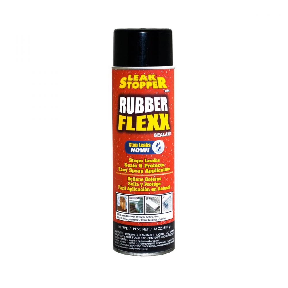 Leak Stopper Black Rubber Flex Spray Sealant & Repair 511g