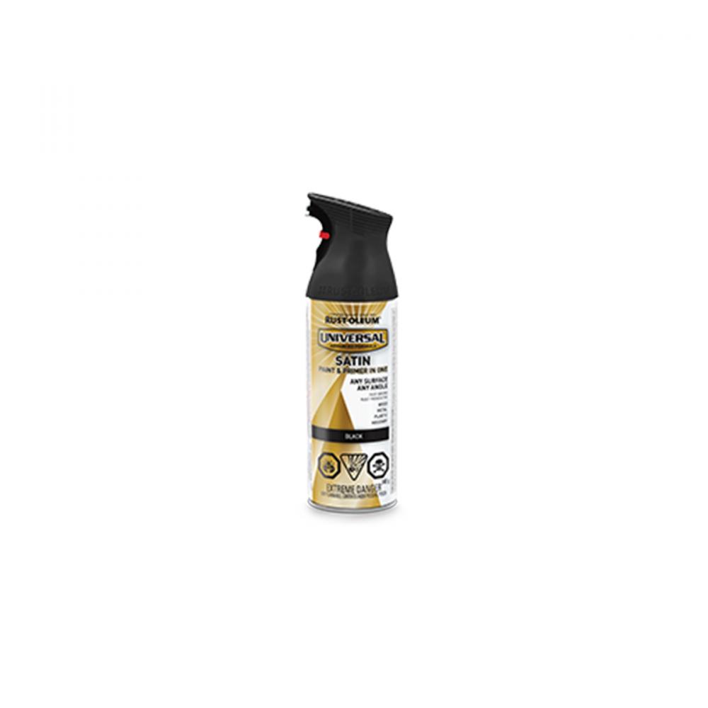 Universal® Spray Paint & Primer 340G Satin Black