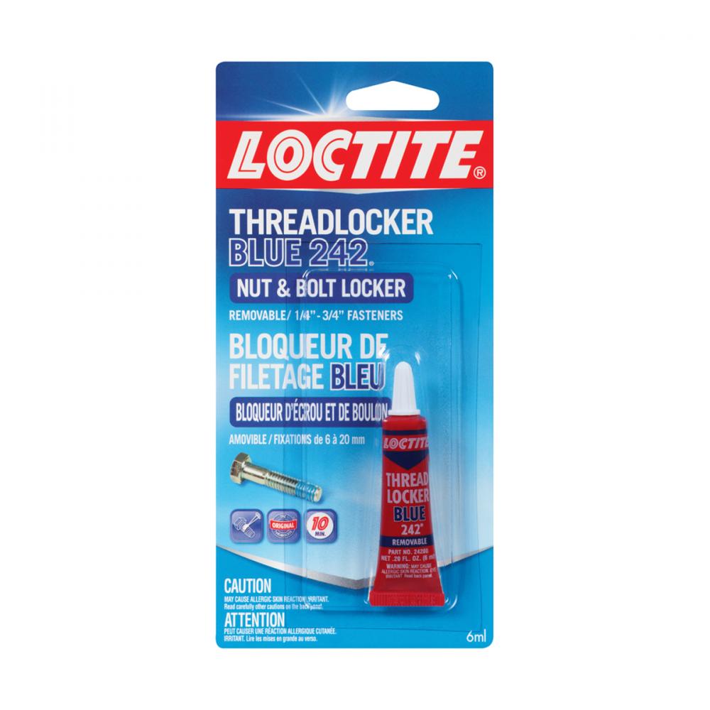 Loctite Threadlocker Blue 242 Nut & Bolt Locker 6ml