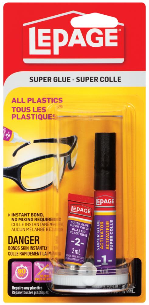 Super Glue All Plastics 2ml Lepage 2600202