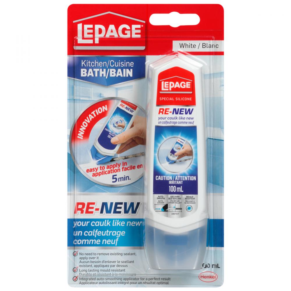 Re-New Silicone White Caulking Repair 100ml