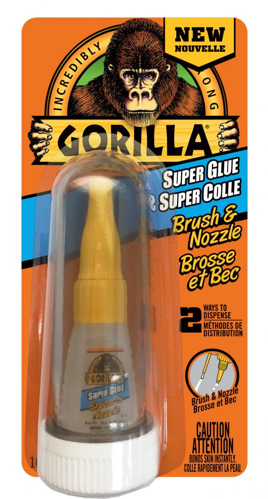 Gorilla Super Glue Brush Nozzle 10G Bulk (Carded)