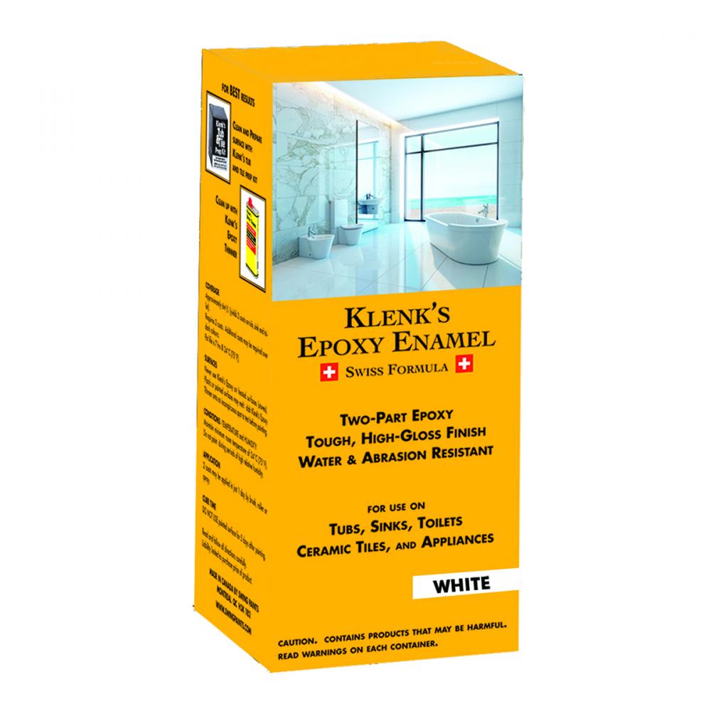 Klenks Tub & Tile Epoxy Enamel White 1L