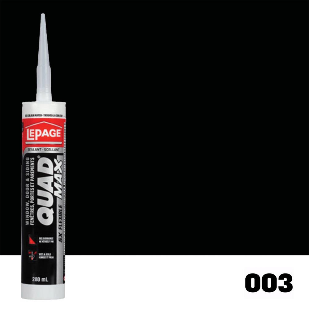 Quad Max Siding & Window Sealant 280ml Black