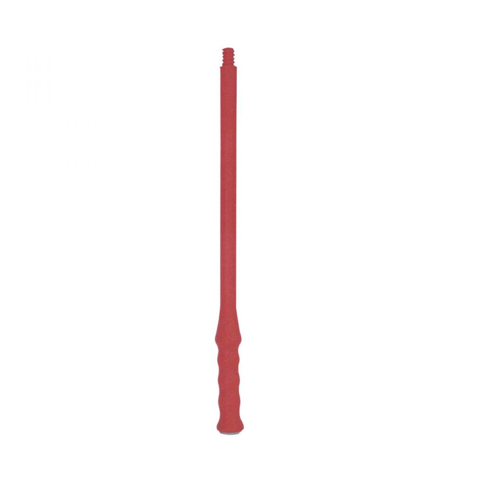 Squeegee Handle Threaded Wood  Red 24in