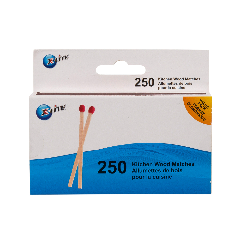 Wooden Kitchen Matches 250Pk