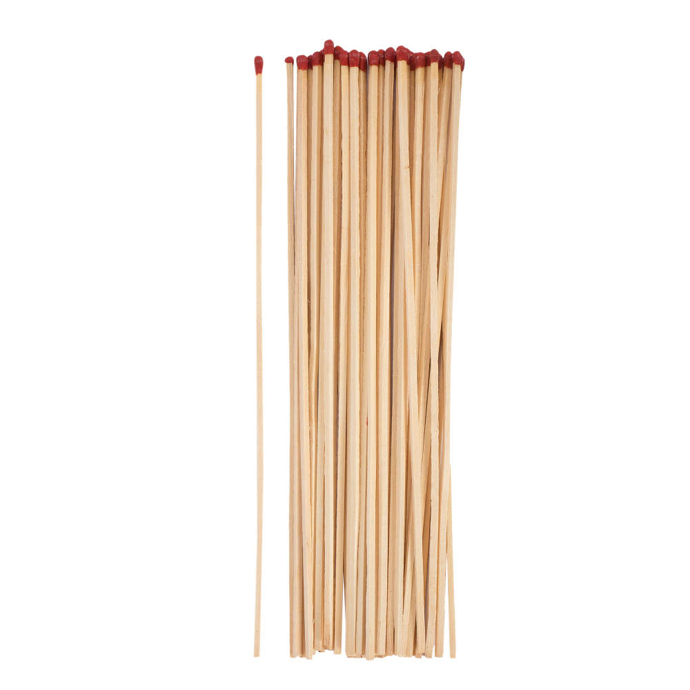 Wooden Fireplace & BBQ Matches 11&#34; 40Pk