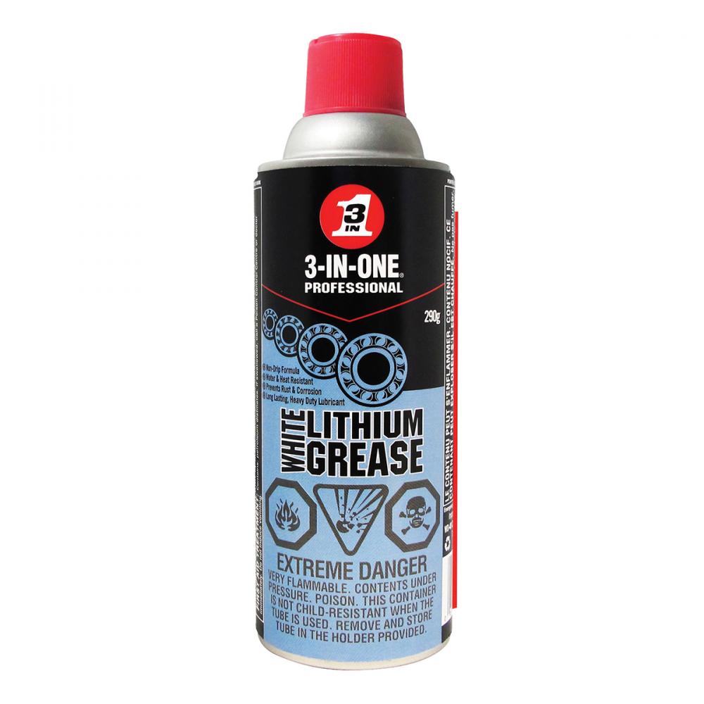 3-In-One White Lithium Grease Spray 290g