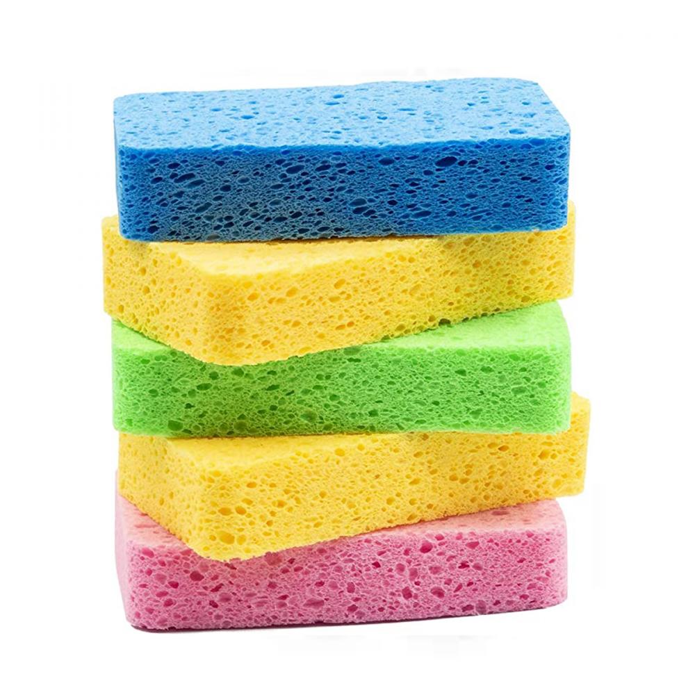 Sponges Eversoft Foam 5.5x3x1.25in Asst Colours 6pk