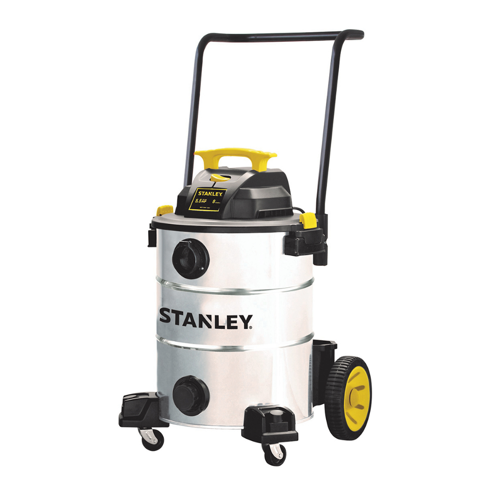 Wet/Dry Vacuum 8gal 5.5HP Stainless Steel Tank