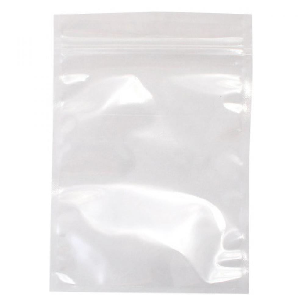 Ziplock Reclosable Poly Bag 3 x 5in  100Pk (4in X 4in)