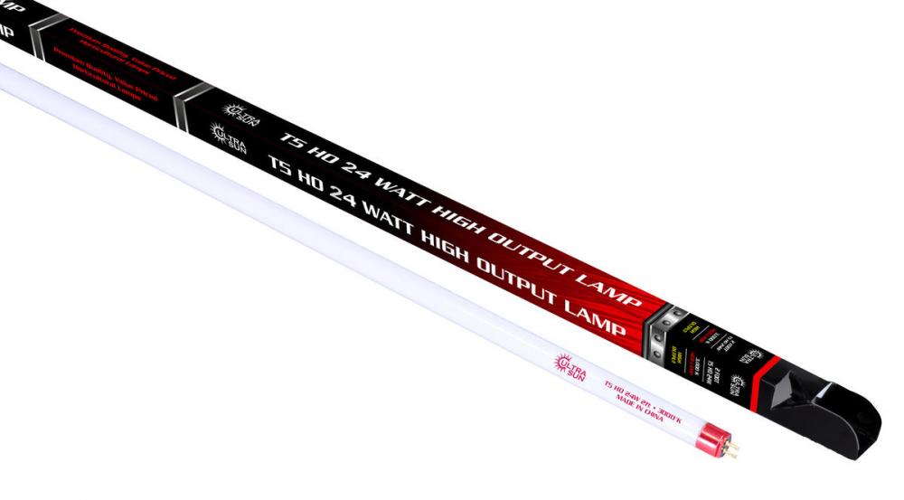 T5 HO Fluorescent Grow Light Tube 54W 3000K Red 48in