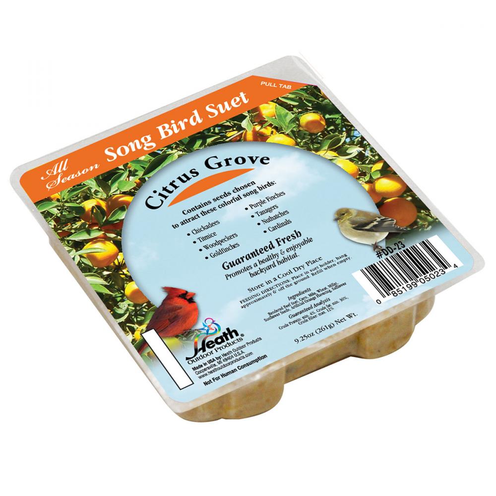 Suet Cake Songbird Citrus Grove 9.25oz