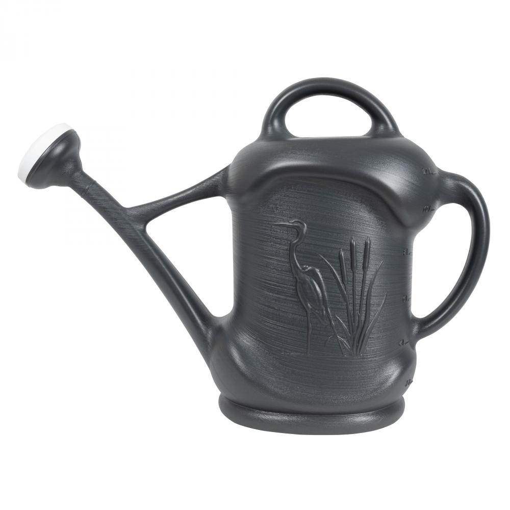 Watering Can Heron Motif 11.3L (3Gal) Plastic Slate