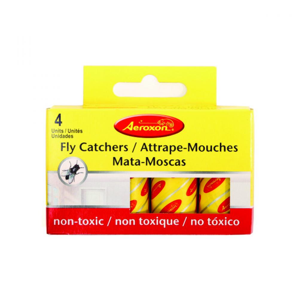 Aeroxon Fly Catcher Glue Ribbons 4PK