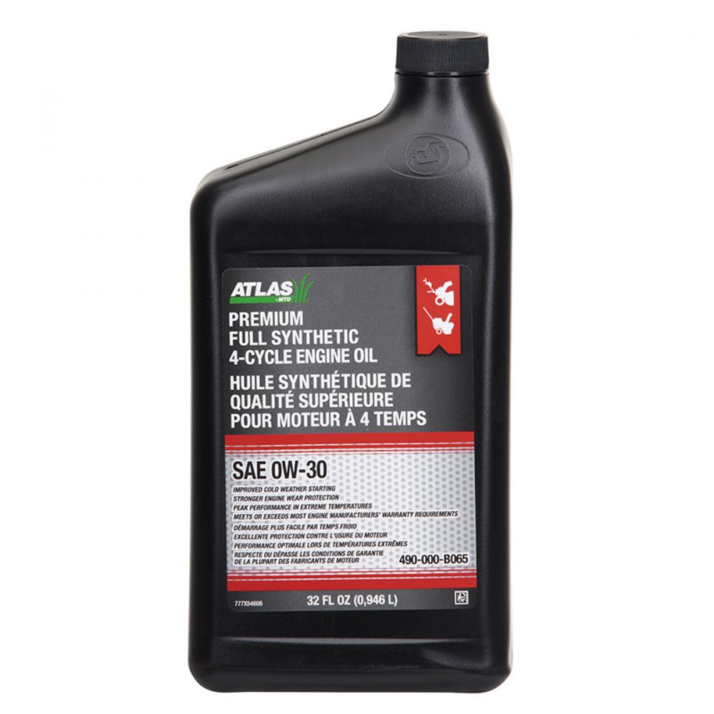 Atlas Synthetic SAE OW-30 Engine Oil 4-Cycle 946ml