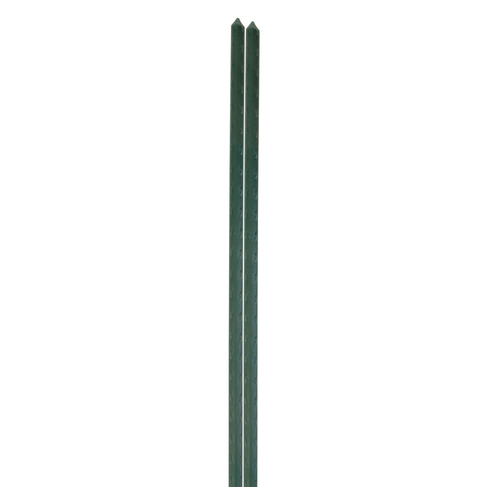 Plant Support PE Coated Metal Stake 24in Green