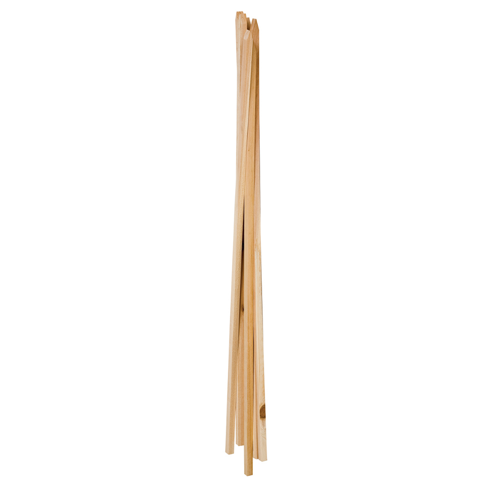 Plant Support Hardwood Stakes 36in 6pk