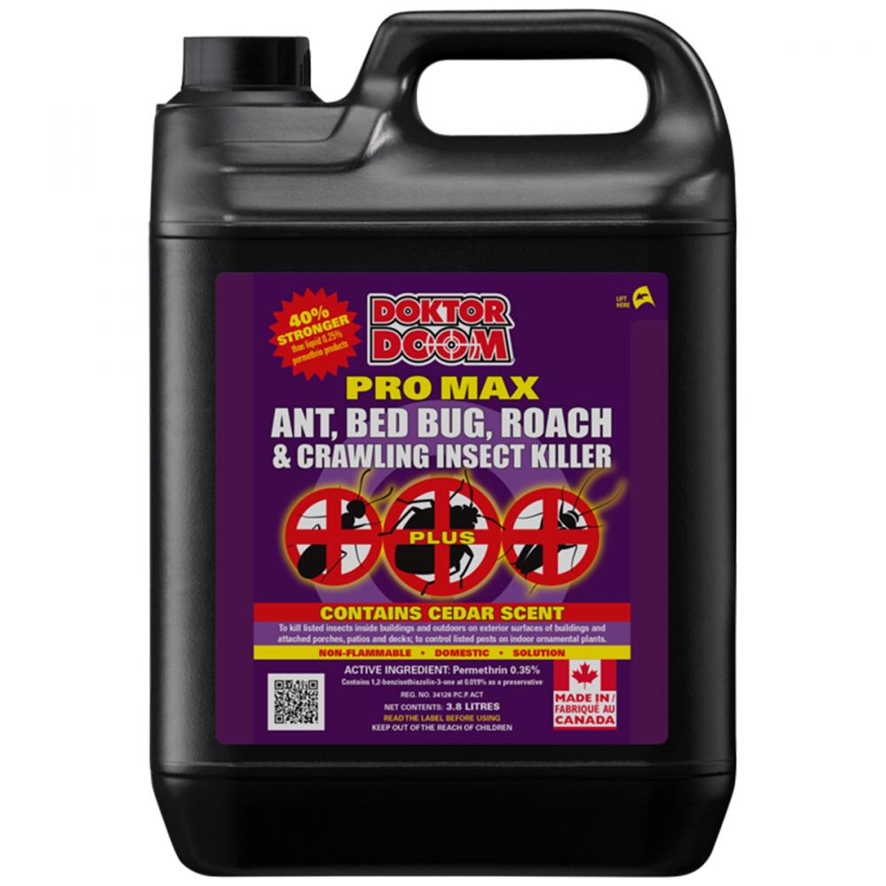 Pro Max Ant/ Bed Bug/ Roach and Crawling insect Killer 3.8L