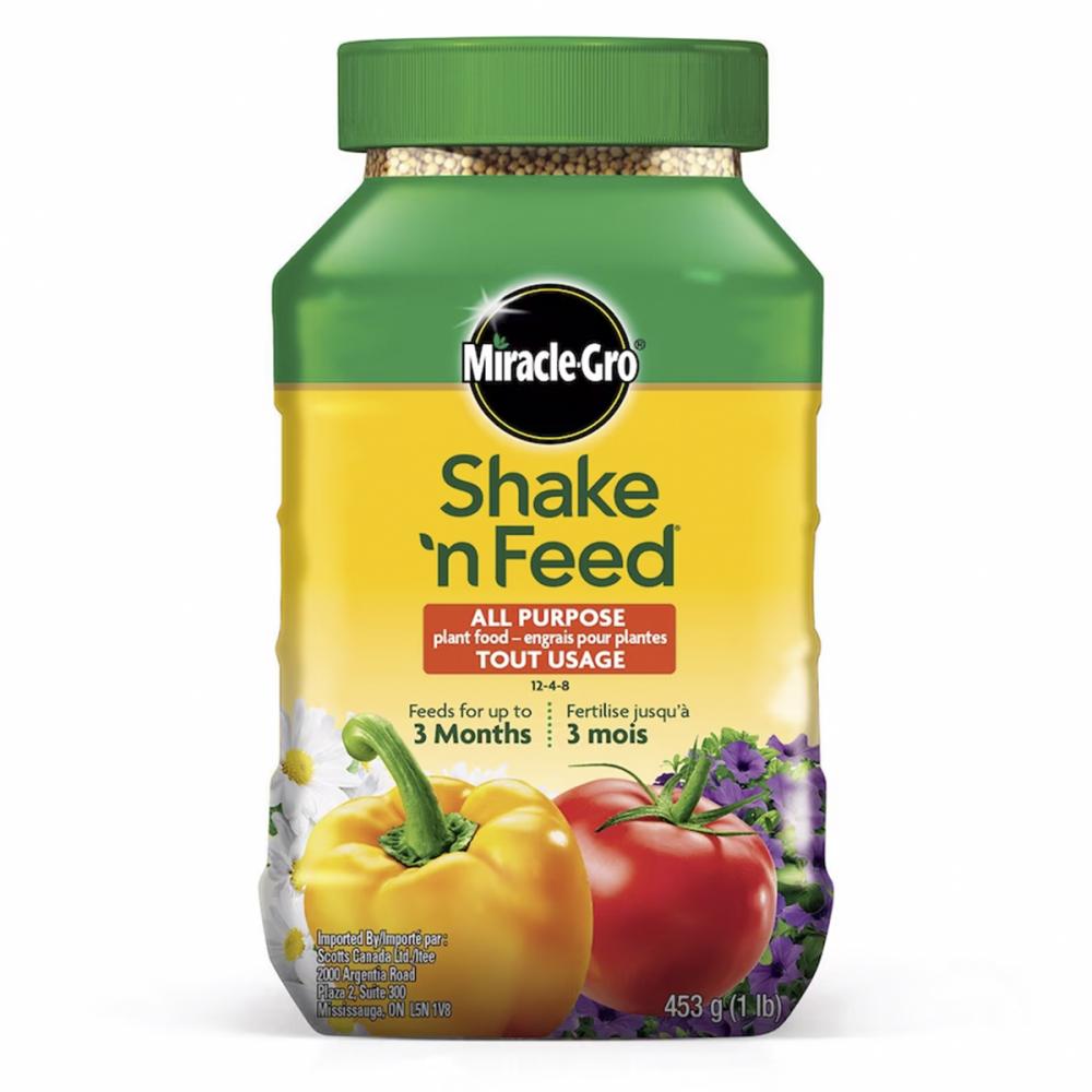 Miracle-Gro Shake &#39;N Feed All Purpose Plant Food 12-4-8  453g