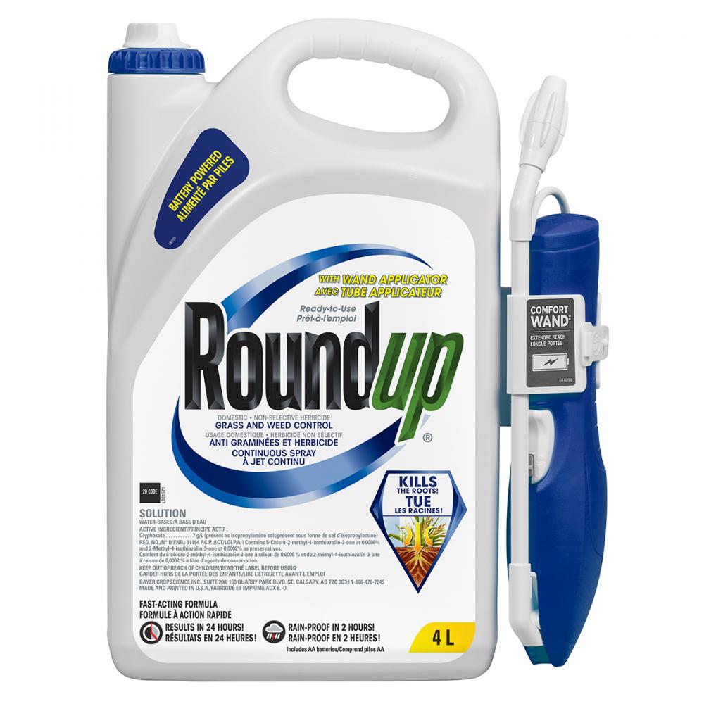 Roundup Non Selective Herbicide RTU with Wand Applicator 4L