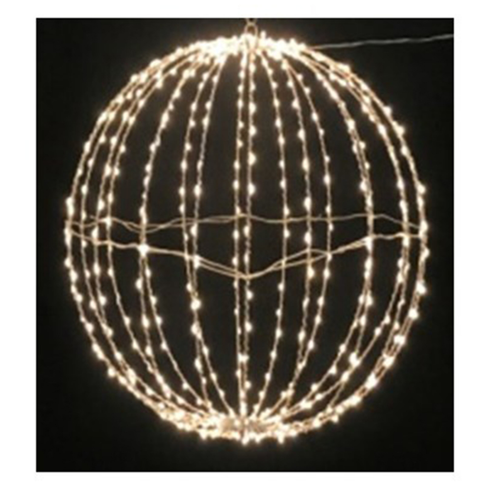 Hanging Twinkling Metal Sphere 1140 Warm White 31.5&#34; diameter