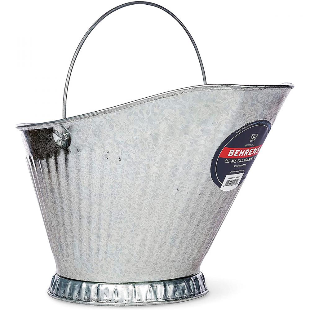 Pail Coal Hod Galvanized Steel 3.5Gal