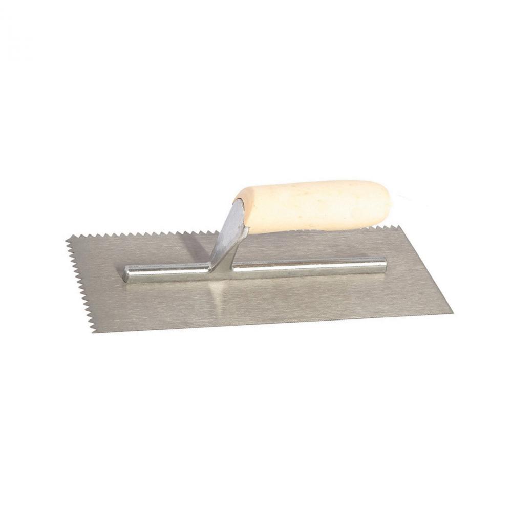 Trowel V- Notch Stainless Steel 1/2x1/2  16x4