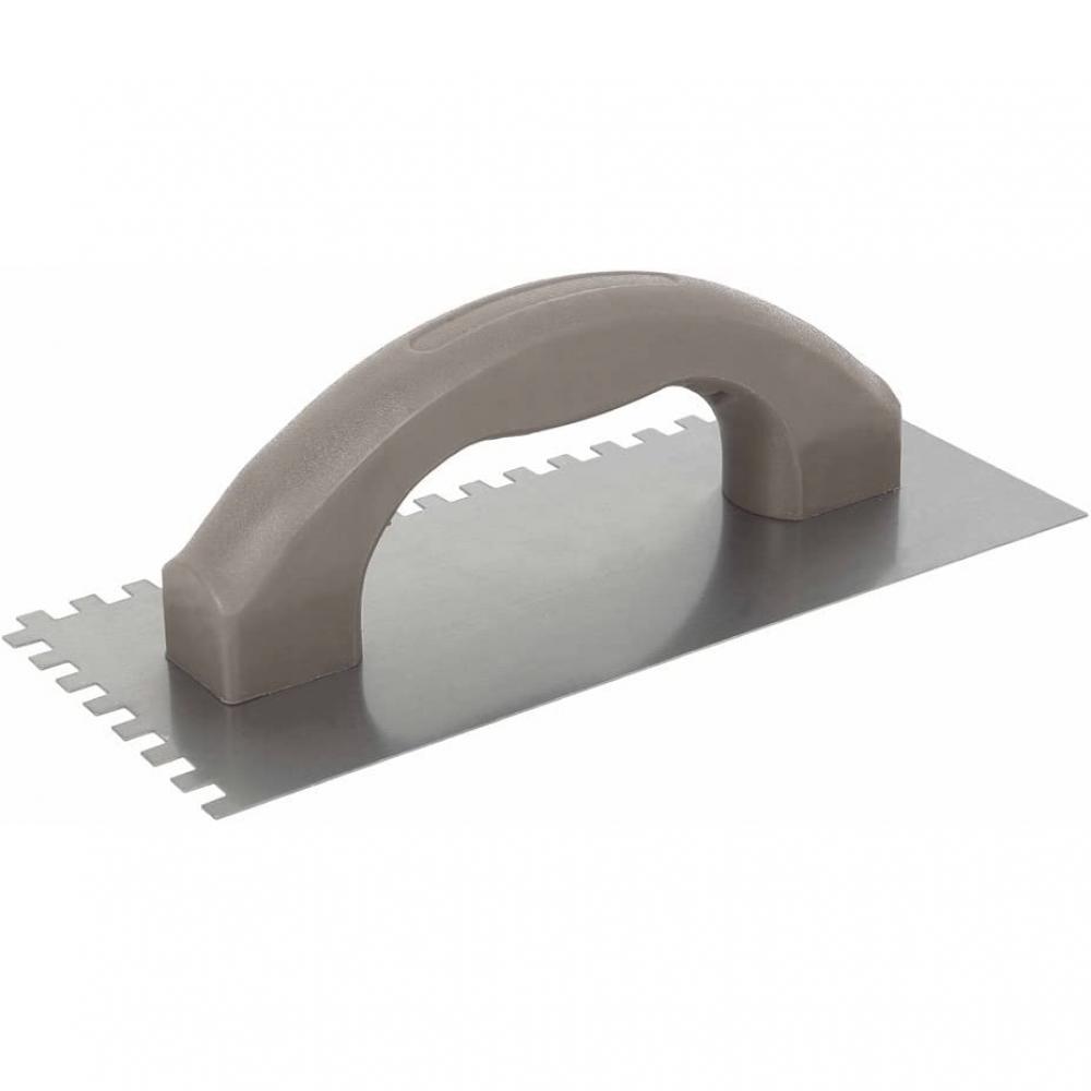 Trowel Square Notch Carbon Steel Plastic Handle ¼ x ¼ x ¼