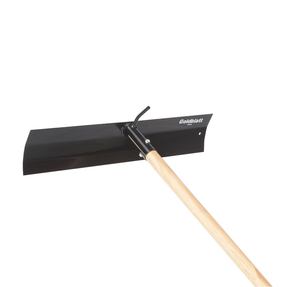 Concrete Placer Steel Head with Hook 19-7/8 x 4&#34; 54in Wood Handle